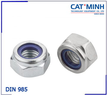 Stainless Steel Nyloc Nut DIN 985