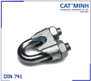 Wire rope clips DIN 741