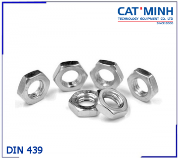 Hexagon thin nuts chamfered DIN 439